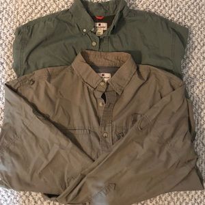 2 Woolrich Button Down Shirts